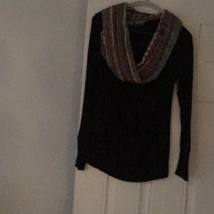 Cowl neck tunic